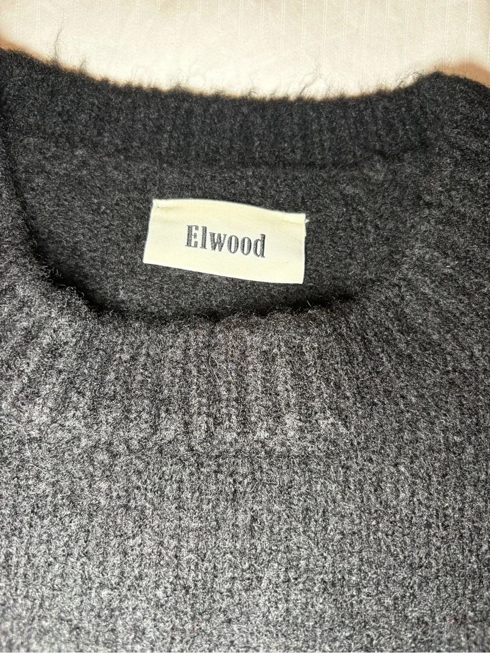 Elwood Knit Crewneck Black size S